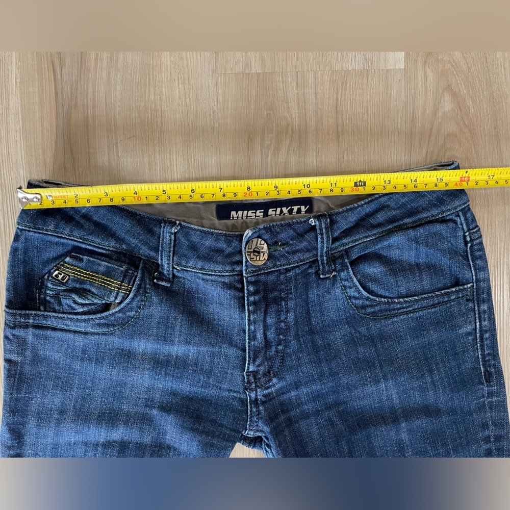 Miss Sixty Straight leg Blue Jeans. - Picture 7 of 10